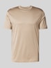Emporio Armani T-Shirt aus Lyocell-Mix Taupe