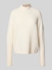 HUGO Relaxed Fit Strickpullover aus Woll-Mix mit Alpaka Modell 'SURPIO' Offwhite