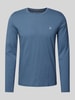 Marc O'Polo Regular Fit Langarmshirt aus reiner Baumwolle
 Blau