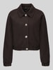 ONLY Regular fit blouson met raglanmouwen model 'NANCY' Chocoladebruin gemêleerd