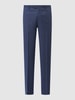 Baldessarini Slim fit pantalon van scheerwol, model 'Massa' Blauw