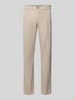 Marc O'Polo Regular Fit Schmale Hose aus Baumwoll-Mix Modell 'Stig Jogger' Beige