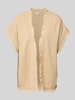 Kujten Cardigan mit Ausfransugen Modell 'NESSA' Beige