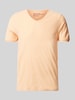 MCNEAL T-Shirt mit V-Ausschnitt Apricot