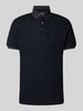 Emporio Armani Poloshirt met labelstitching Marineblauw