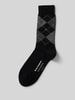 Burlington Socken aus Schurwoll-Mix Modell 'Marylebone' Black