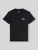Tommy Jeans Slim Fit T-Shirt aus reiner Baumwolle Black