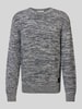 Tom Tailor Denim Regular Fit Strickpullover aus reiner Baumwolle Dunkelblau