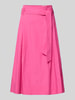 Christian Berg Woman regular fit midirok in plissélook Felroze