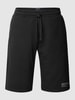 MCNEAL Sweatshorts mit Label-Print Black