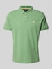 MCNEAL Regular fit poloshirt met labelstitching Grasgroen