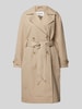 B.Young Trenchcoat mit Bindegürtel Modell 'Calea' Sand