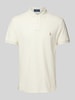 Polo Ralph Lauren Custom Slim Fit Poloshirt mit Label-Stitching Beige