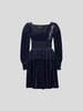 Giovanni Bedin Minikleid mit Square-Neck-Ausschnitt Dunkelblau