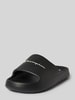 CHAMPION Slides mit Logo-Print Metallic Black Melange