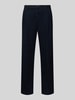 BOSS Orange Regular fit corduroy broek van katoenmix Marineblauw