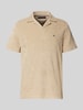 Tommy Hilfiger Regular fit poloshirt van katoenmix Beige