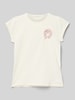 Name It T-Shirt mit Motiv-Print Modell 'FEDORA' Offwhite