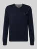 Fynch-Hatton Regular Fit Pullover mit Kaschmir-Anteil Modell 'Merino' Marine