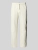 JAKE*S STUDIO MEN Straight Leg Stoffhose mit Strukturmuster Offwhite