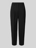 OPUS PANTS Stoffhose mit gelegten Falten Modell 'Lessieh' Black