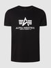 Alpha Industries T-shirt z nadrukiem z logo Czarny