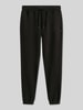 Tommy Jeans Slim Fit Sweathose aus Baumwoll-Mix Black