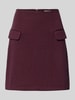 ICHI Minirock mit Viskose-Anteil Modell 'Kate' Bordeaux