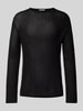REVIEW Strickpullover mit Rundhalsausschnitt Black