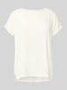 s.Oliver RED LABEL Relaxed fit T-shirt met stretch Offwhite