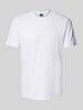 EA7 Emporio Armani T-Shirt mit Label-Print Weiss