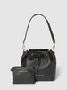 VALENTINO BAGS Shopper mit Label-Detail Modell 'BRIXTON' in dunkelblau Black