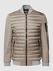 Milestone Gewatteerd jack met opstaande kraag, model 'Energy' Beige