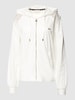 LIU JO SPORT Sweatjack met strass-steentjes Offwhite