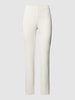 MAC Stoffhose mit Teilungsnaht Modell 'Anna' Offwhite