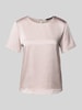 Weekend Max Mara Regular Fit T-Shirt aus Satin und Jersey Modell 'GILBERT' Hellrosa