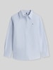 Tommy Hilfiger regular fit vrijetijdsoverhemd van puur katoen Lichtblauw