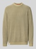 Pepe Jeans Regular fit pullover van puur katoen, model 'PARKER CREW' Olijfgroen