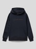 Jack & Jones Hoodie mit Label-Print Marine