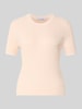 Lacoste krój regular fit sweter z mieszanki bawełny ' Jasnoróżowy