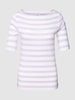 Esprit T-shirt met streepmotief Lila