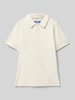 Jack & Jones Regular Fit Poloshirt mit kurzer Knopfleiste Offwhite