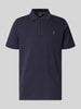 Lerros Regular fit poloshirt met logodetail Zwart