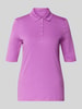 Christian Berg Woman Koszulka polo o kroju regular fit z rękawem o dł. 1/2 Fioletowy