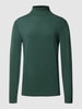 MCNEAL Strickpullover mit Rollkragen Petrol meliert