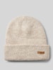 Barts Beanie mit Label-Patch Modell 'Witzia' Offwhite