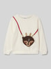 Name It Sweatshirt met ronde hals, model 'TINSEL' Offwhite