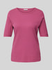 Tom Tailor Regular Fit 1/2 Arm T-Shirt mit Rundhalsausschnitt
 Pink