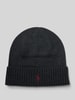 Polo Ralph Lauren Beanie van wol met labelstitching Antraciet