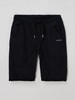 Blue Effect Bermudas mit Stretch-Anteil Marineblau